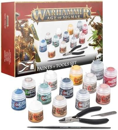 Games Workshop Warhammer: AOS Paints+Tools Eng/Spa/Port/Latv/rom
