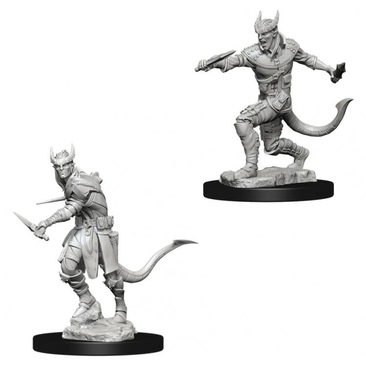 NECA D&D Nolzurs Marvelous Unpainted Miniatures: Wave 5: Tiefling Male Rogue