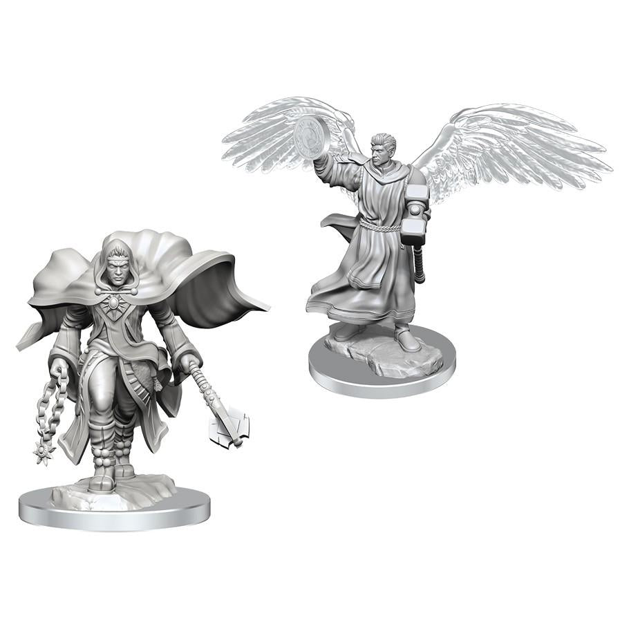 WZK90408 Dungeons & Dragons Nolzurs Marvelous Aasimar Cleric Male W20 Miniature