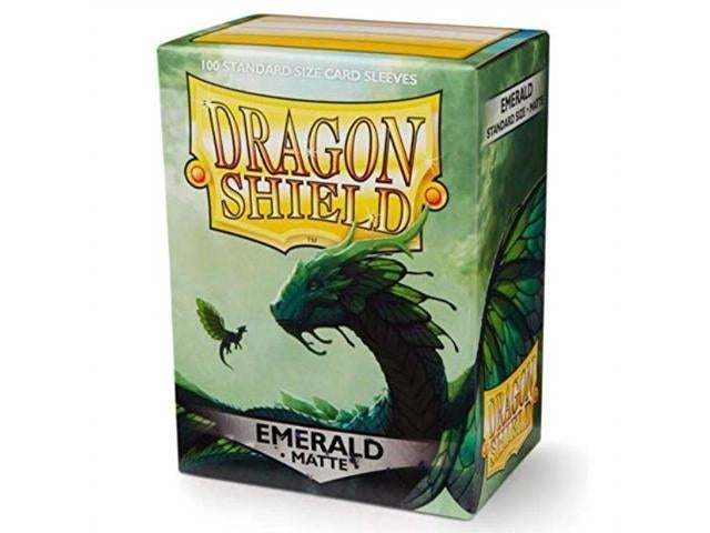Arcane Tinmen ATM11036 DP - Dragon Shield Sleeves Playing Cards, Matte Emerald