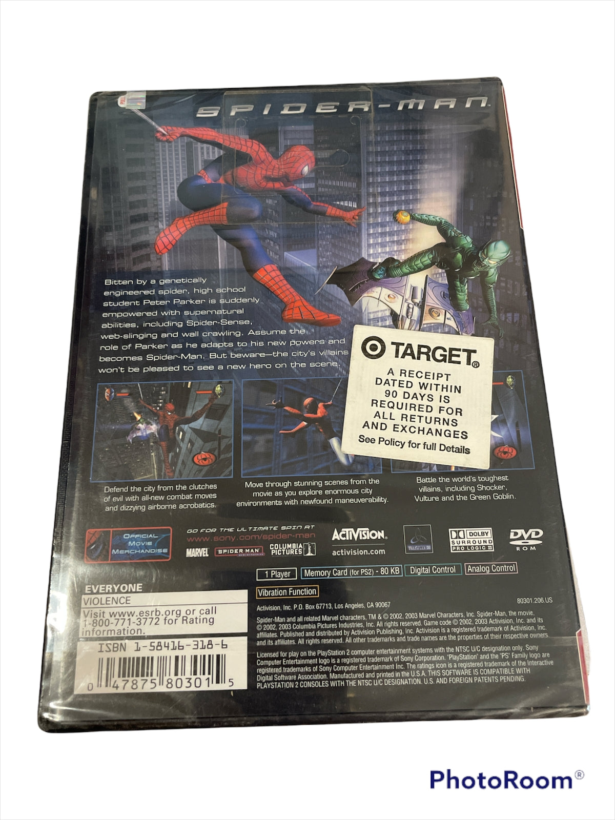 Spider-Man: The Movie for PlayStation 2
