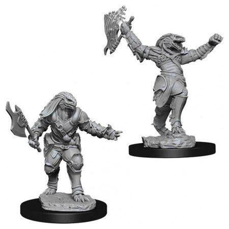 WizKids Dungeons & Dragons Nolzur's Marvelous Unpainted Miniatures: Female Dragonborn Fighter