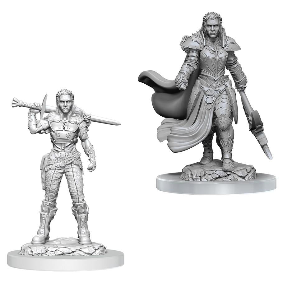 WZK90405 Dungeons & Dragons Nolzurs Marvelous Orc Fighter Female W20 Miniature