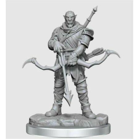 Wizkids WZK90484 Dungeons & Dragons W17 Nolzurs Marvelous Unpainted Orc Ranger Male Miniature
