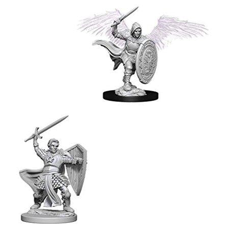 Wizkids WZK73342 Dungeons & Dragons Nolzurs Marvelous Unpainted Aasimar Male Paladin W5 Miniature