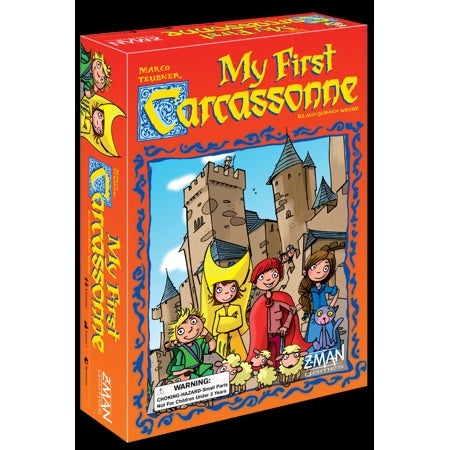 My First Carcassonne Board Game | Board Game for Kids | Board Game for Children | Family Board Game | Fun Game for Kids | Ages 4 and Up | 2-4 Players | Made by Z-Man Games
