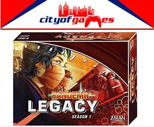 Pandemic Legacy Season 1 Red Edition Board Game | Board Game for Adults and Family | Cooperative Board Game | Ages 13+ | 2 to 4 Players | Average Playtime 60 Minutes | Made by Z-Man Games