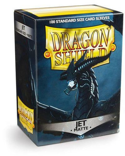 Dragon Shield Standard Size Sleeves – Matte Jet 100ct - Card Sleeves are Smooth & Tough