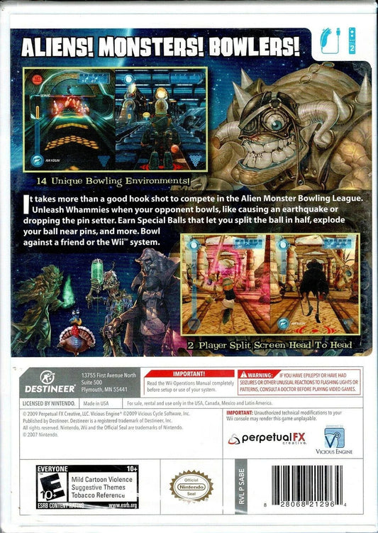 Alien-Monster Bowling League (WII)