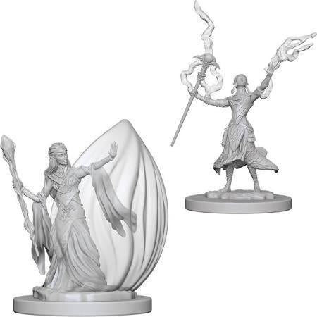 Wizkids WZK72623 Dungeons & Dragons Nolzurs Marvelous Unpainted Elf Female Wizard Miniature