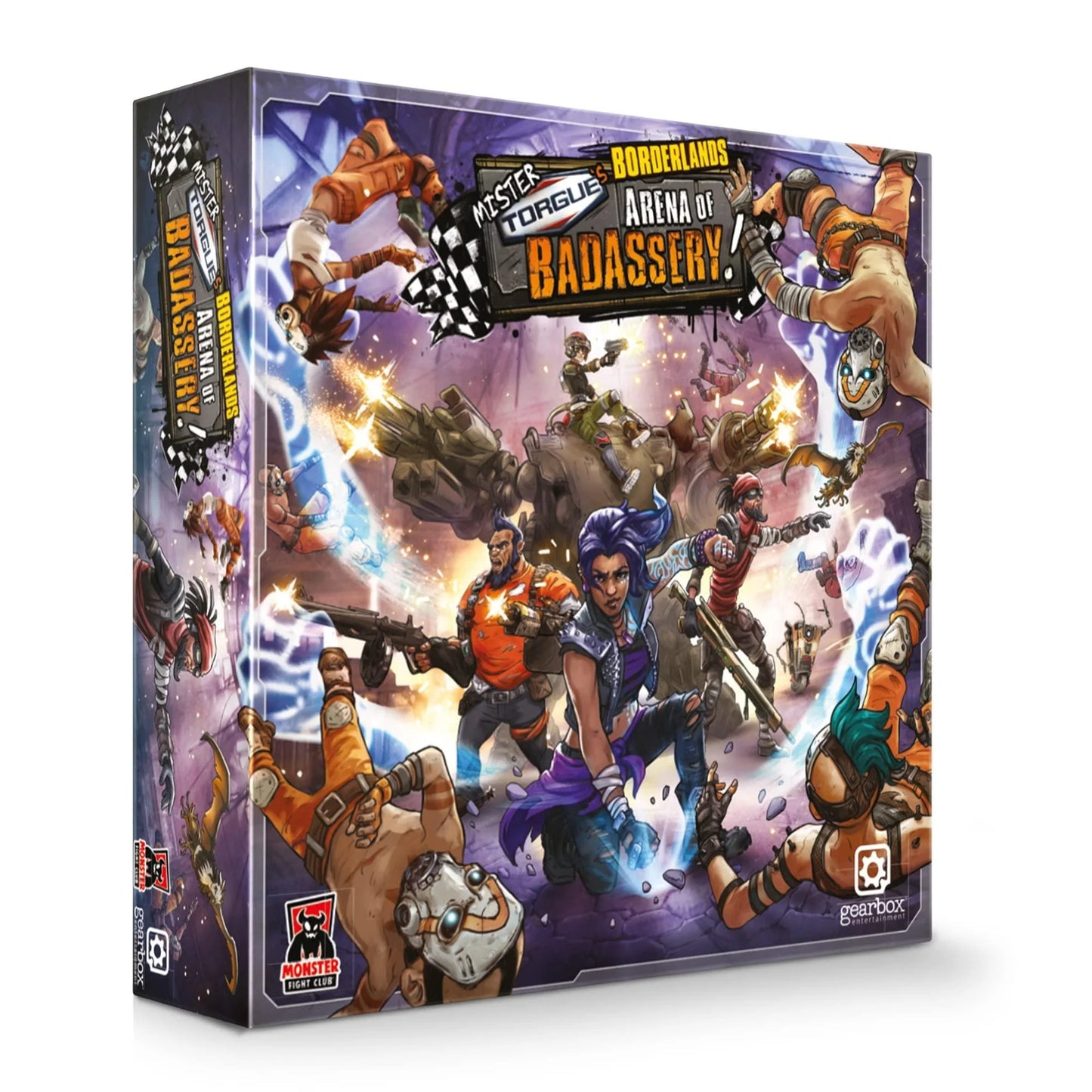 Borderlands Mister Torgue's Arena of Badassery Board Game | Cooperative Strategy Game | Fighting Game for Adults | 1-4 Players | Ages 14+ | Avg. Playtime 60-90 mins | Made by Monster Fight Club