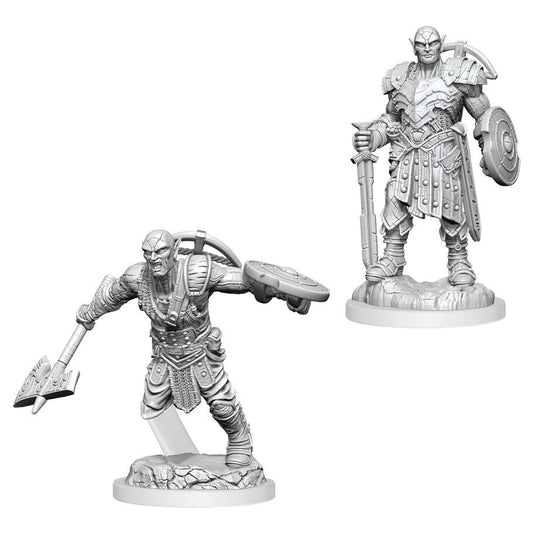 WZK90402 Dungeons & Dragons Nolzurs Marvelous Earth Genasi Fighter W20 Miniature
