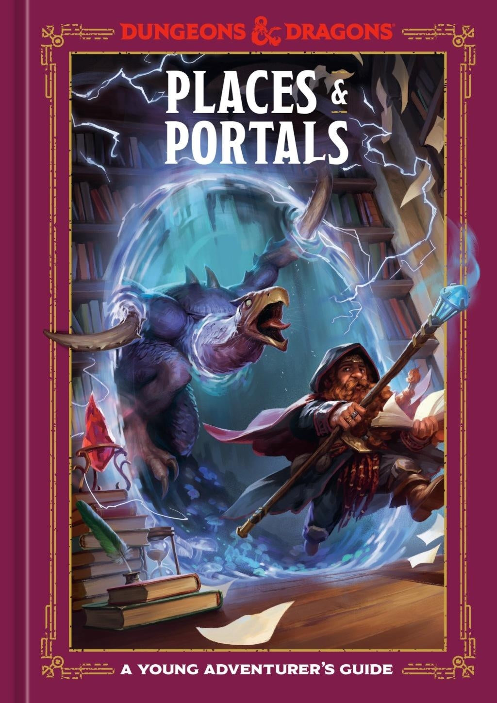 Places & Portals (Dungeons & Dragons) - (Dungeons & Dragons Young Adventurer's Guides) (Hardcover)