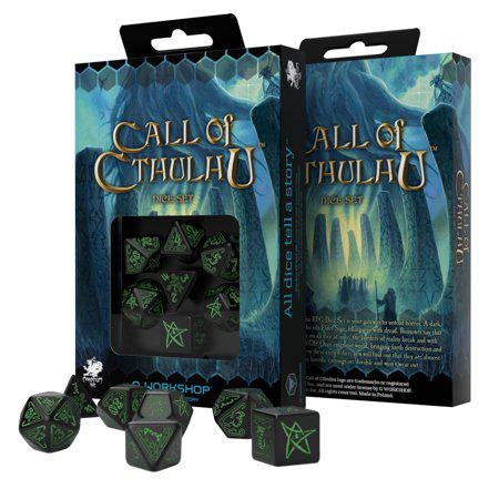 Q-Workshop Call of Cthulhu: Black and Green Dice