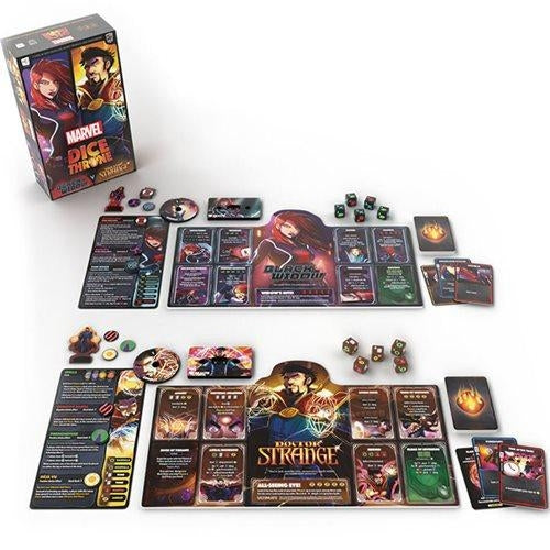 Dice Throne Game: Marvel Black Widow vs. Dr. Strange