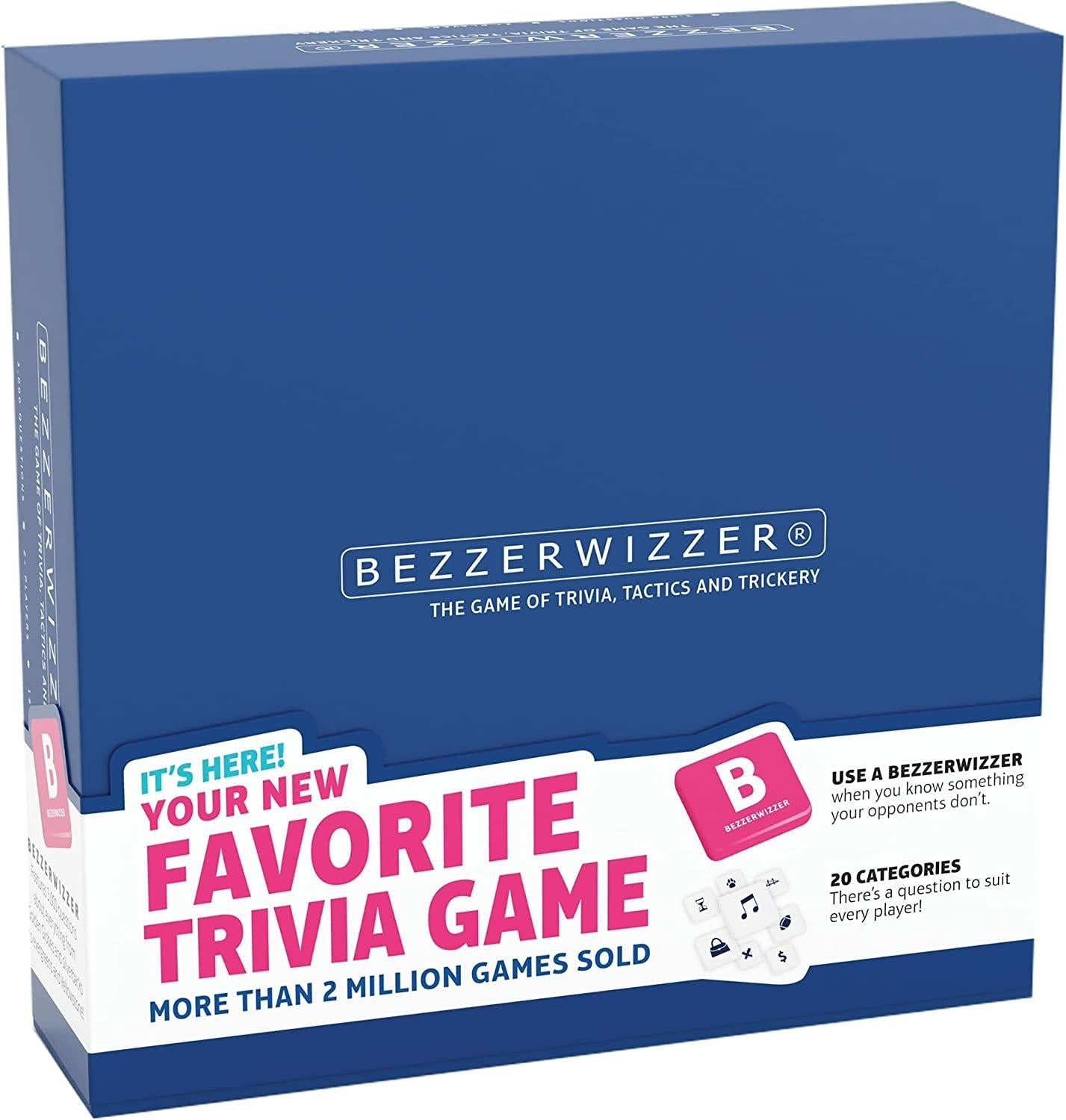Bezzerwizzer Original Party Game | Fun Trivia Game | Fast-Paced Twile-Swapping Strategy Game for Adults and Teens | Ages 14+ | 2-12 Players | Average Playtime 45 minutes | Made by Bezzerwizzer