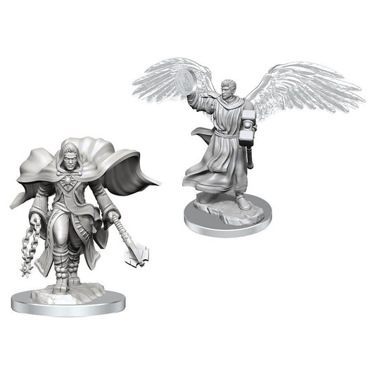 WZK90408 Dungeons & Dragons Nolzurs Marvelous Aasimar Cleric Male W20 Miniature