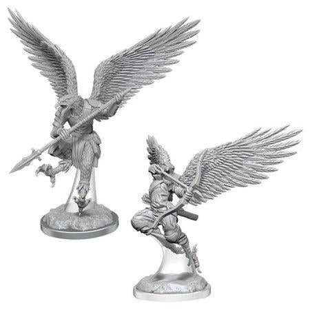 Wizkids WZK90486 Dungeons & Dragons W17 Nolzurs Marvelous Unpainted Aarakocra Fighters Miniature