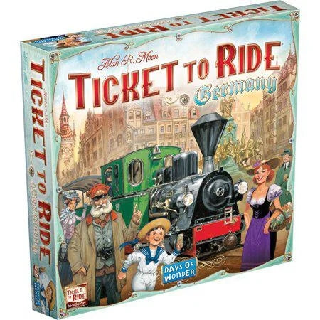 Ticket to Ride Germany Board Game for Adults and Family | Train Game | Ages 8+ | For 2 to 5 Players | Average Playtime 30-60 minutes | Made by Days of Wonder