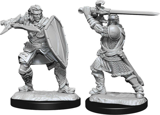 Wizkids WZK90220 D&D Nolzurs Marvelous Unpainted Human Paladin Male W14 Miniature
