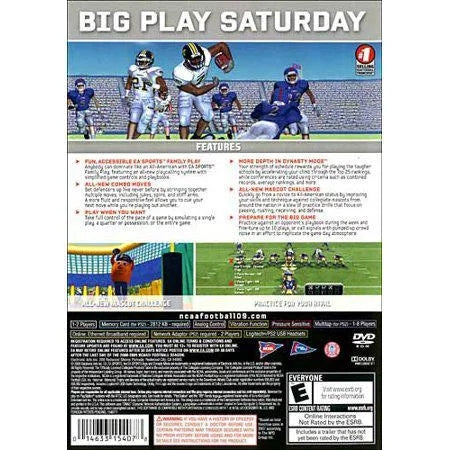 NCAA Football 2009 (PlayStation 2)