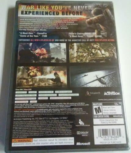 COD World at War (Xbox 360)