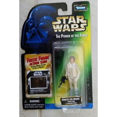 Hasbro Star Wars Power of The Force Green Card Freeze Frame Princess Leia Organa