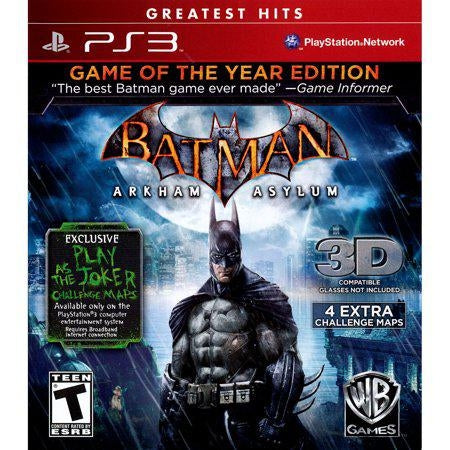 Batman Arkham Asylum: Game of the Year (Greatest Hits)