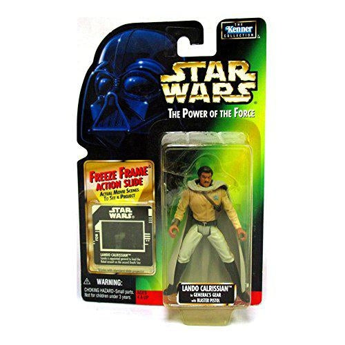 Star Wars: Power of the Force Freeze Frame Lando Calrissian in Generals Gear Action Figure