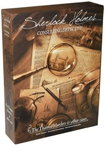 Sherlock Holmes Consulting Detective - The Thames Murders & Other Cases Board Game - Captivating Mystery Game for Kids & Adults, Ages 14+, 1-8 Players, 90 Min Playtime, Made by Space Cowboys