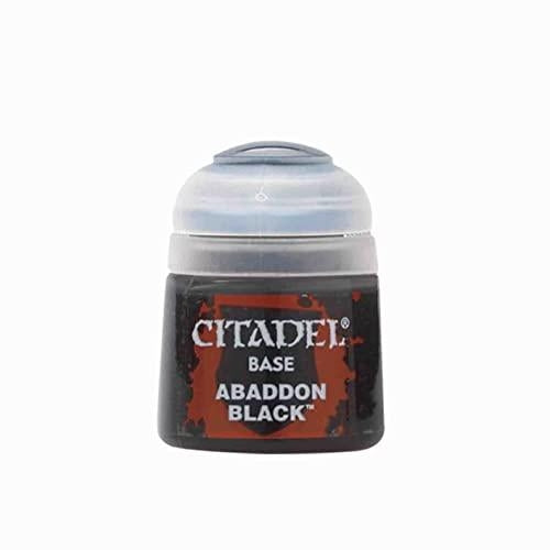 Games Workshop Citadel Paint - Warhammer - Base Abaddon Black