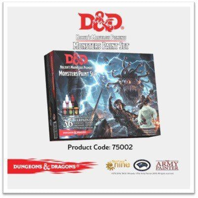 Dungeons and Dragons Official Paint Line Monsters Paint Set