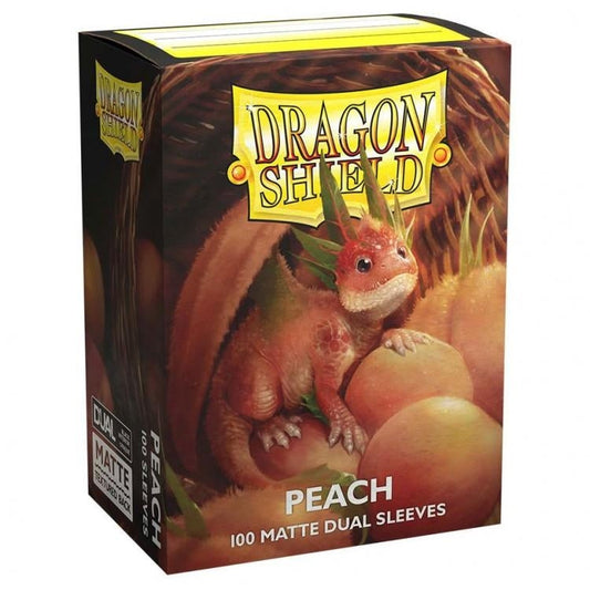 ATM15053 Dragon Shield Matte Dual Peach Deck Protector