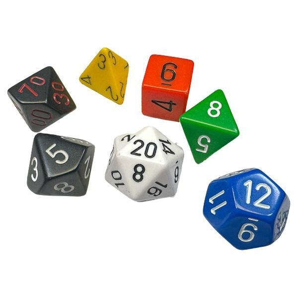 Manufacturing CHX25499 Opaque Nostalgia GM & Beginner Player Dice Set