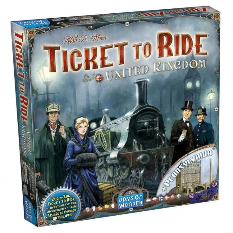 Days of Wonder Ticket to Ride United Kingdom Map Col 5 Board Game