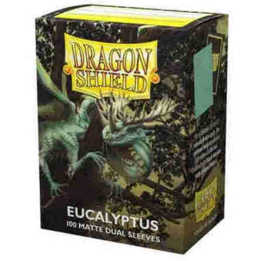 Dragon Shield Standard Size Card Sleeves – Matte Dual Eucalyptus 100ct – MTG Card Sleeves Are Smooth & Tough – Compatible with Pokemon, YUGIOH
