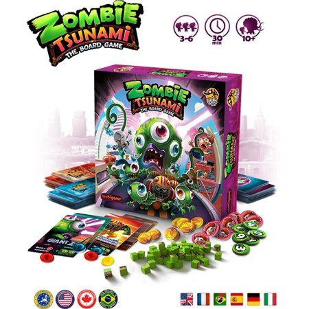 Lucky Duck Games LKY030 Zombie Tsunami The Board Game