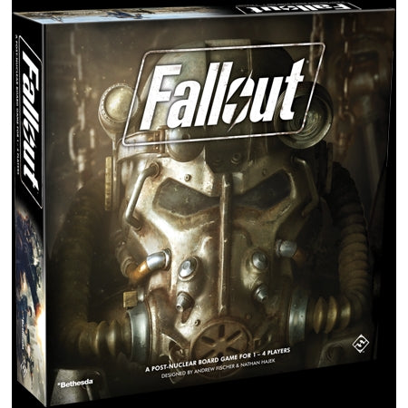 Fallout the Board Game (Base) | Strategy | Apocalyptic Adventure for Adults and Teens | Ages 14 and Up | 1 to 4 Players | Average Playtime 2-3 Hours | Made by Fantasy Flight Games