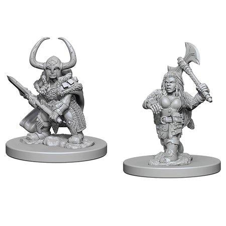 D&D Nolzur's Marvelous Miniatures - Dwarf Female Barbarian