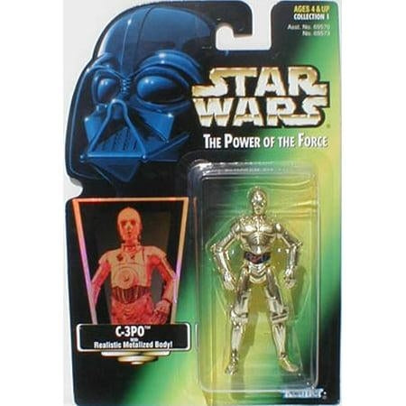 1997 Hasbro Star Wars Power of The Force C-3PO Red Card Action Figure