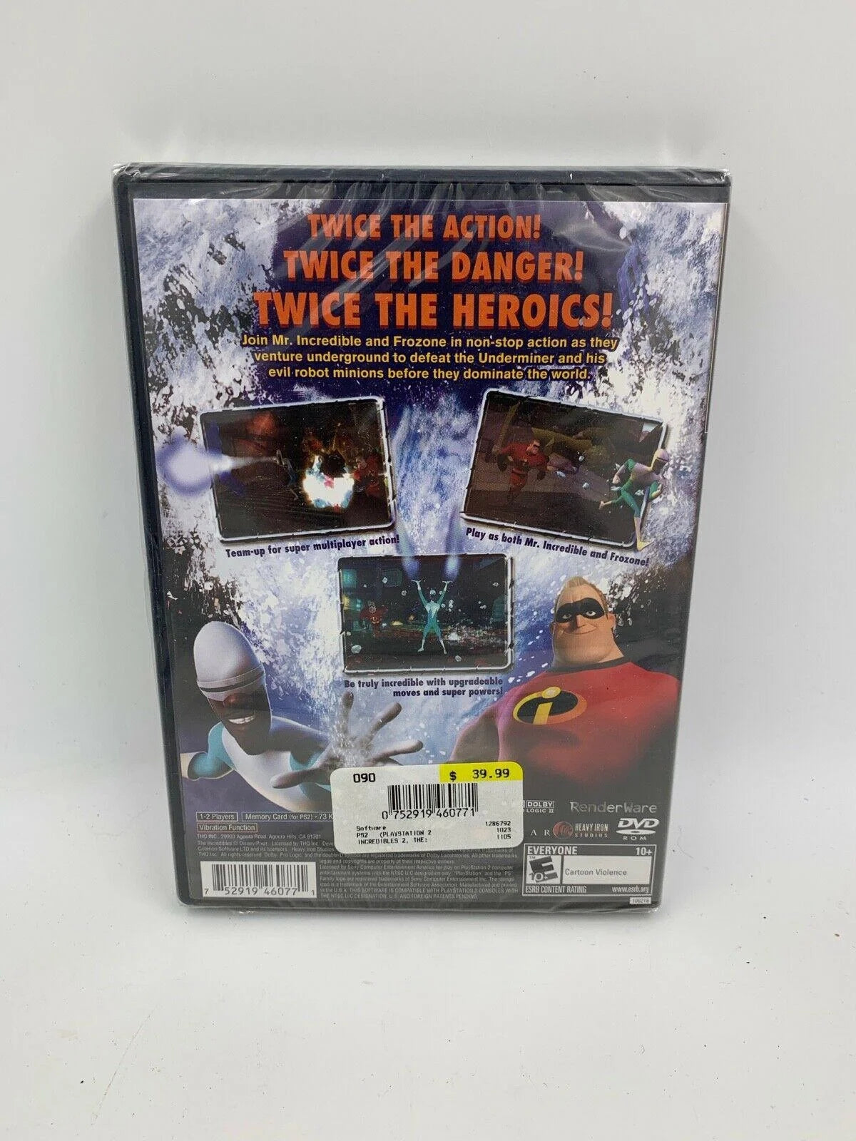 PS2-The Incredibles 2: Rise of The