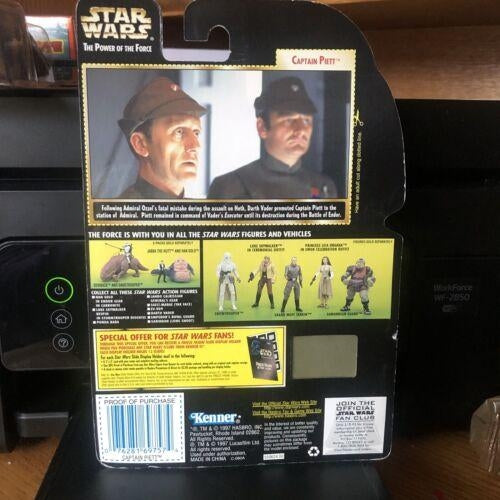 Star Wars Power of The Force Freeze Frame Captain Piett Action Figure