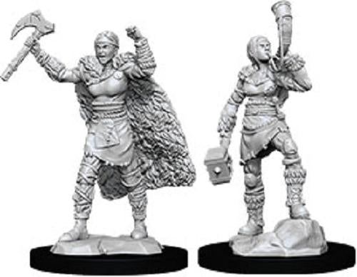 Nolzur's Marvelous Miniatures D&D Human Female Barbarian WZK90056